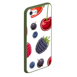 Чехол для iPhone 5/5S матовый Спелые ягодки - фото 2