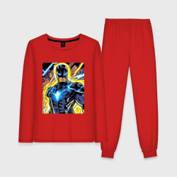 Женская пижама с лонгсливом хлопок Супергерой комиксов