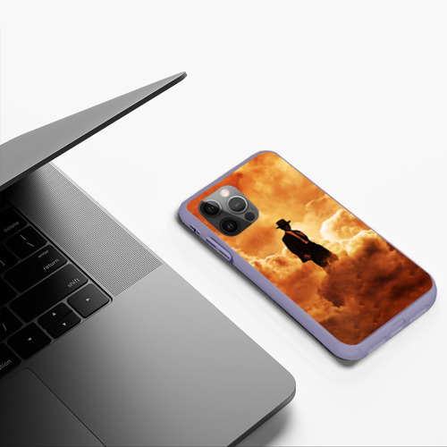 Чехол для iPhone 12 Pro Max с принтом Оппенгеймер в дыму, фото #5