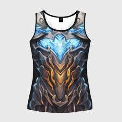 Женская майка 3D Магические латы рыцаря героя