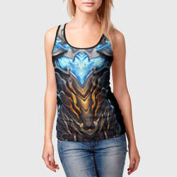 Женская майка 3D Магические латы рыцаря героя - фото 2