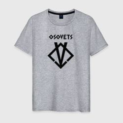 Мужская футболка хлопок Osovets metal band символ