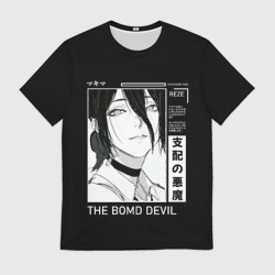 Мужская футболка 3D Резе модель - Человек бензопила