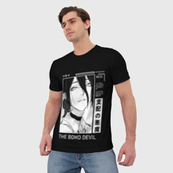 Мужская футболка 3D Резе модель - Человек бензопила - фото 2