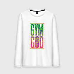 Мужской лонгслив хлопок Gym god