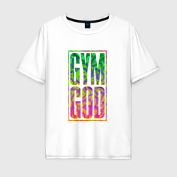 Gym god – Футболка оверсайз из хлопка с принтом купить со скидкой в -16%