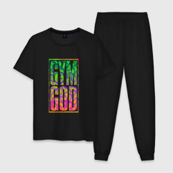 Мужская пижама хлопок Gym god