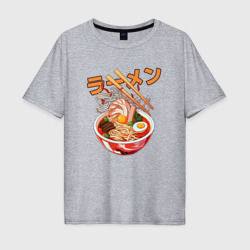Мужская футболка хлопок Oversize Ramen Рамен