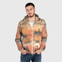 Мужская ветровка 3D Japen pattern - фото 2