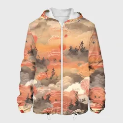 Мужская куртка 3D Japen pattern