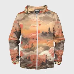 Мужская ветровка 3D Japen pattern