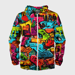 Мужская ветровка 3D Искусство нашего двора