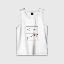 Детская майка хлопок Орущий гусь