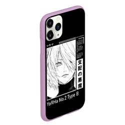 Чехол для iPhone 11 Pro Max матовый Прекрасная 2B - Nier Automata - фото 2