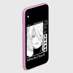 Чехол для iPhone XS Max матовый Прекрасная 2B - Nier Automata - фото 2