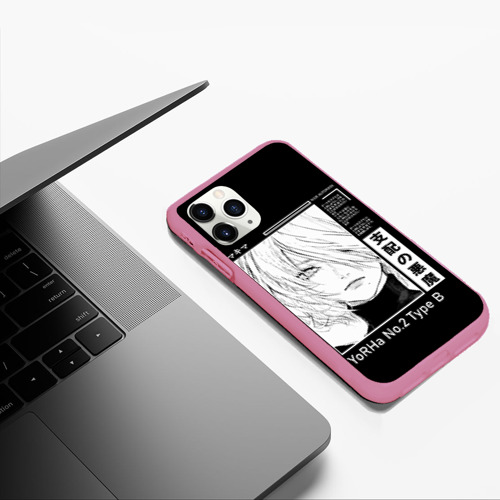 Чехол для iPhone 11 Pro Max матовый с принтом Прекрасная 2B - Nier Automata, фото #5