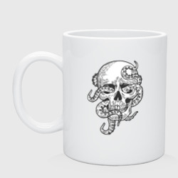 Кружка керамическая Skull octopus