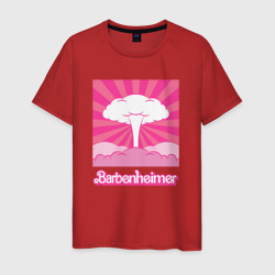 Мужская футболка хлопок Розовый гриб - Барбигеймер