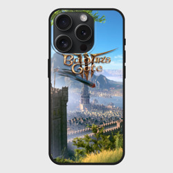 Чехол силиконовый для Apple iPhone 15 Pro матовый Врата Балдура - Baldurs Gate 3