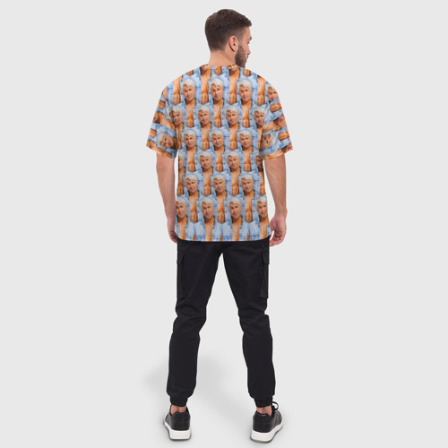 Мужская футболка oversize 3D Паттерн - Райан Гослинг, цвет 3D печать - фото 4