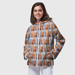 Женская ветровка 3D Паттерн - Райан Гослинг - фото 2