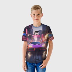 Детская футболка 3D Forza Horizon Street racing - фото 2