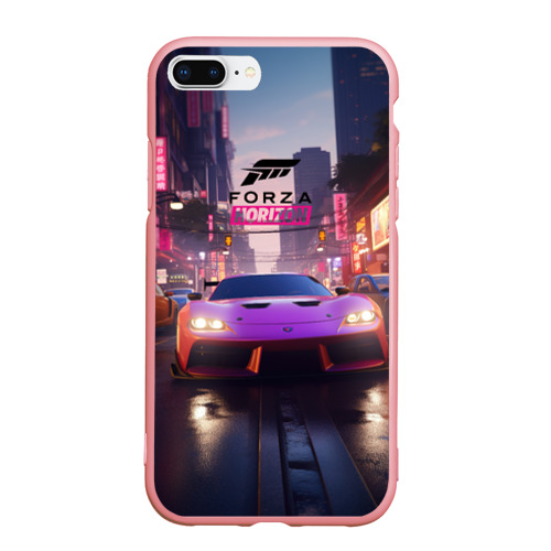 Чехол для iPhone 7Plus/8 Plus матовый Forza Horizon Street racing, цвет баблгам