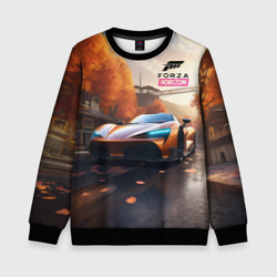 Детский свитшот 3D Forza Horison осенний пейзаж
