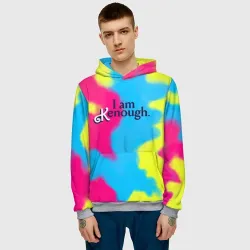 Мужская толстовка 3D I Am Kenough Tie-Dye - фото 2