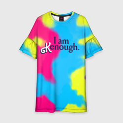 Детское платье 3D I Am Kenough Tie-Dye