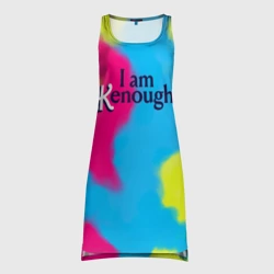 Платье-майка 3D I Am Kenough Tie-Dye