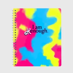 Тетрадь I Am Kenough Tie-Dye