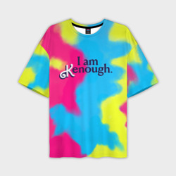 Мужская футболка oversize 3D I Am Kenough Tie-Dye