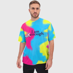Мужская футболка oversize 3D I Am Kenough Tie-Dye - фото 2