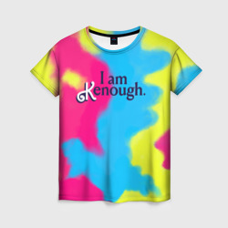 Женская футболка 3D I Am Kenough Tie-Dye