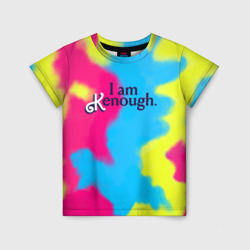 Детская футболка 3D I Am Kenough Tie-Dye