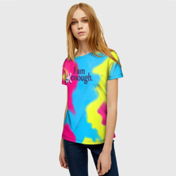 Женская футболка 3D I Am Kenough Tie-Dye - фото 2