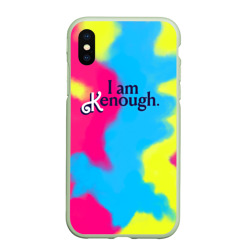 Чехол для iPhone XS Max матовый I Am Kenough Tie-Dye