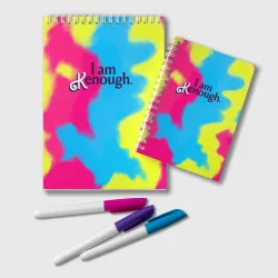 Блокнот I Am Kenough Tie-Dye