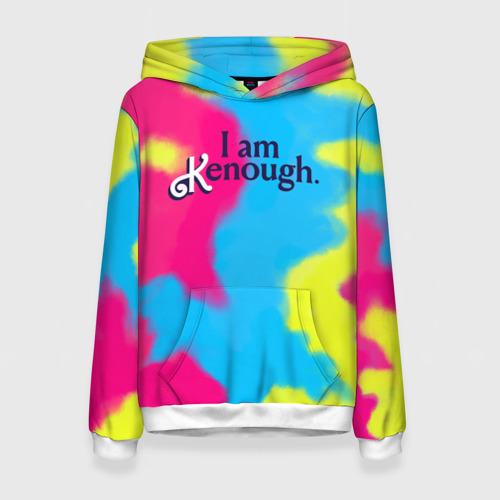 Женская толстовка 3D I Am Kenough Tie-Dye, цвет 3D печать