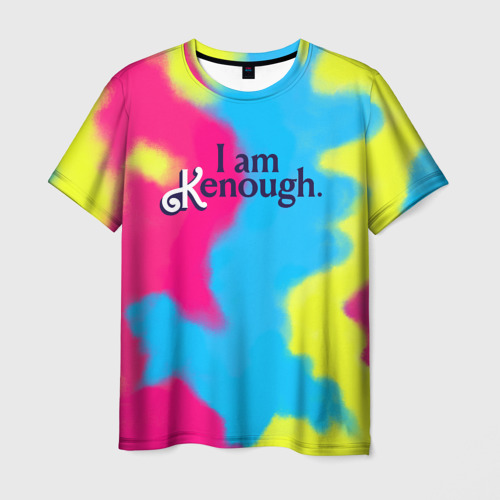 Мужская футболка 3D I Am Kenough Tie-Dye, цвет 3D печать