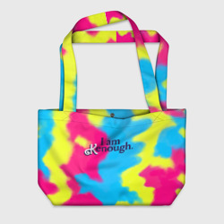 Пляжная сумка 3D I Am Kenough Tie-Dye