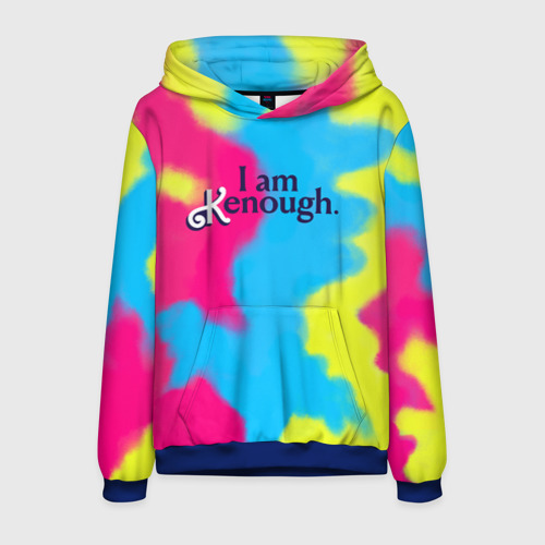 Мужская толстовка 3D I Am Kenough Tie-Dye, цвет синий