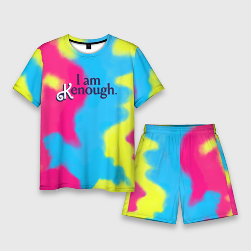 Мужской костюм с шортами 3D I Am Kenough Tie-Dye, цвет 3D печать