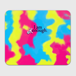 Прямоугольный коврик для мышки I Am Kenough Tie-Dye