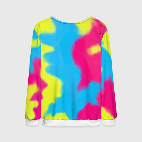 Мужской свитшот 3D I Am Kenough Tie-Dye, цвет белый - фото 2