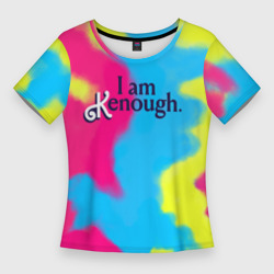 Женская футболка 3D Slim I Am Kenough Tie-Dye