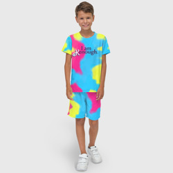 Детский костюм с шортами 3D I Am Kenough Tie-Dye - фото 2