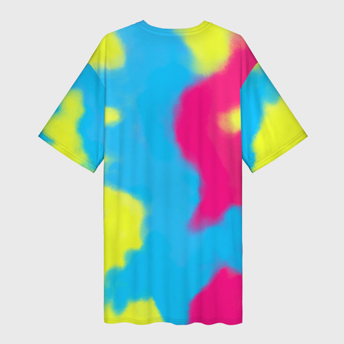 Платье-футболка 3D I Am Kenough Tie-Dye, цвет 3D печать - фото 2