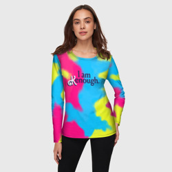 Женский лонгслив 3D I Am Kenough Tie-Dye - фото 2